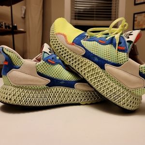 Adidas ZX 4000 4D "Easy Mint" Lightly Worn Sz 11.5